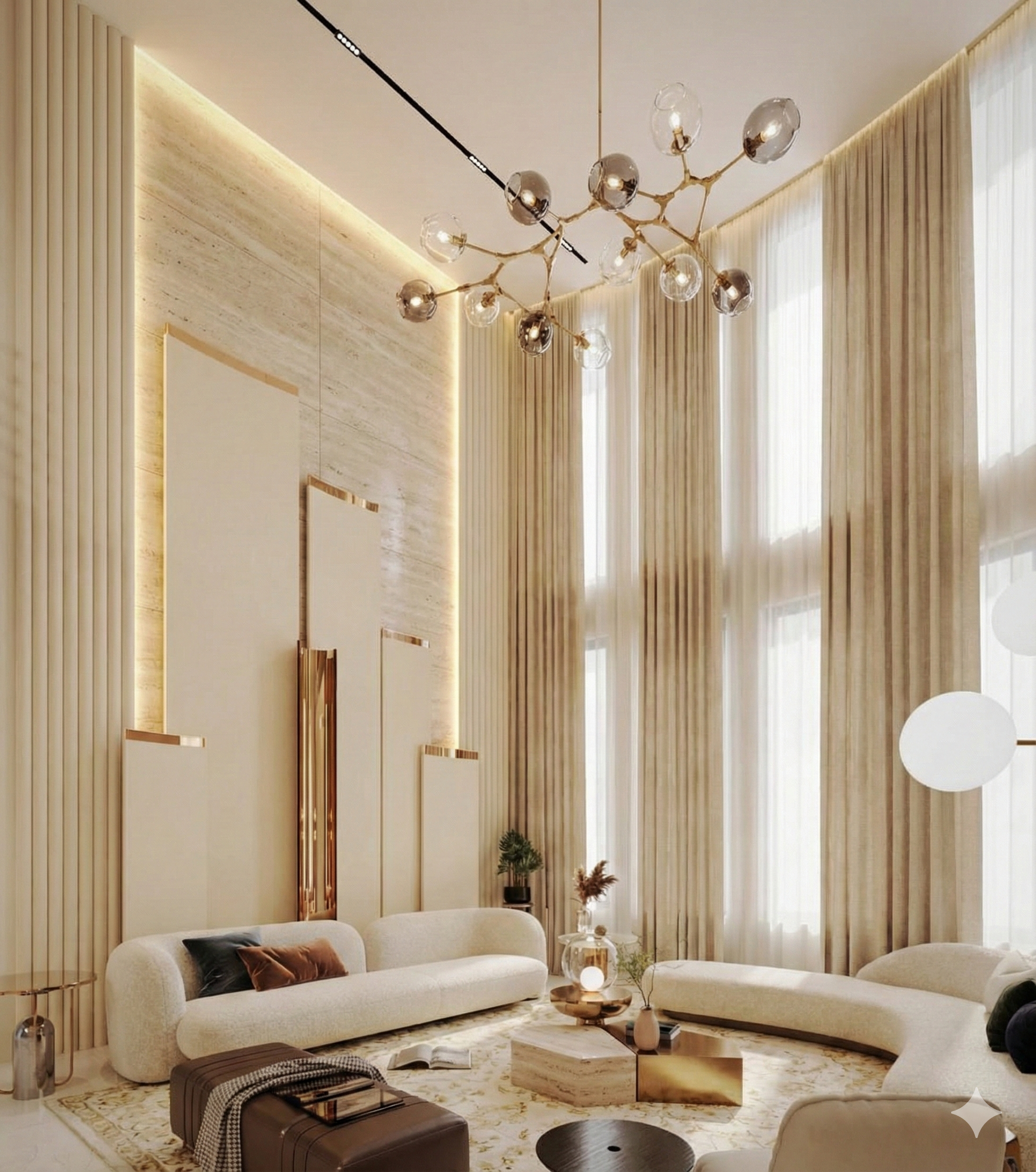 Luxury Interior Living Space